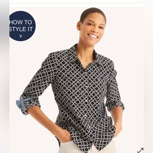 NAUTICA PRINTED BUTTON-DOWN SHIRT SIZE XXL NWT